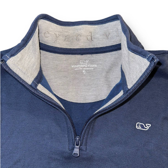 Vineyard Vines Other - Vineyard Vines Boys Saltwater 1/2 Zip Pullover Size XL 18 Blue Whale